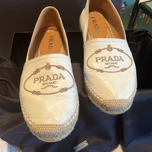 Prada logo espadrilles